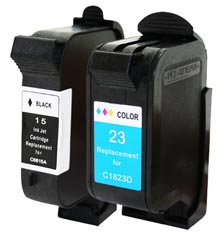 HP 15 and HP 23 Ink Cartridges